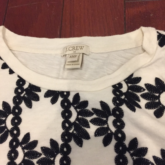 5/$25🎉 J.Crew XXS 3/4 top - Picture 3 of 5